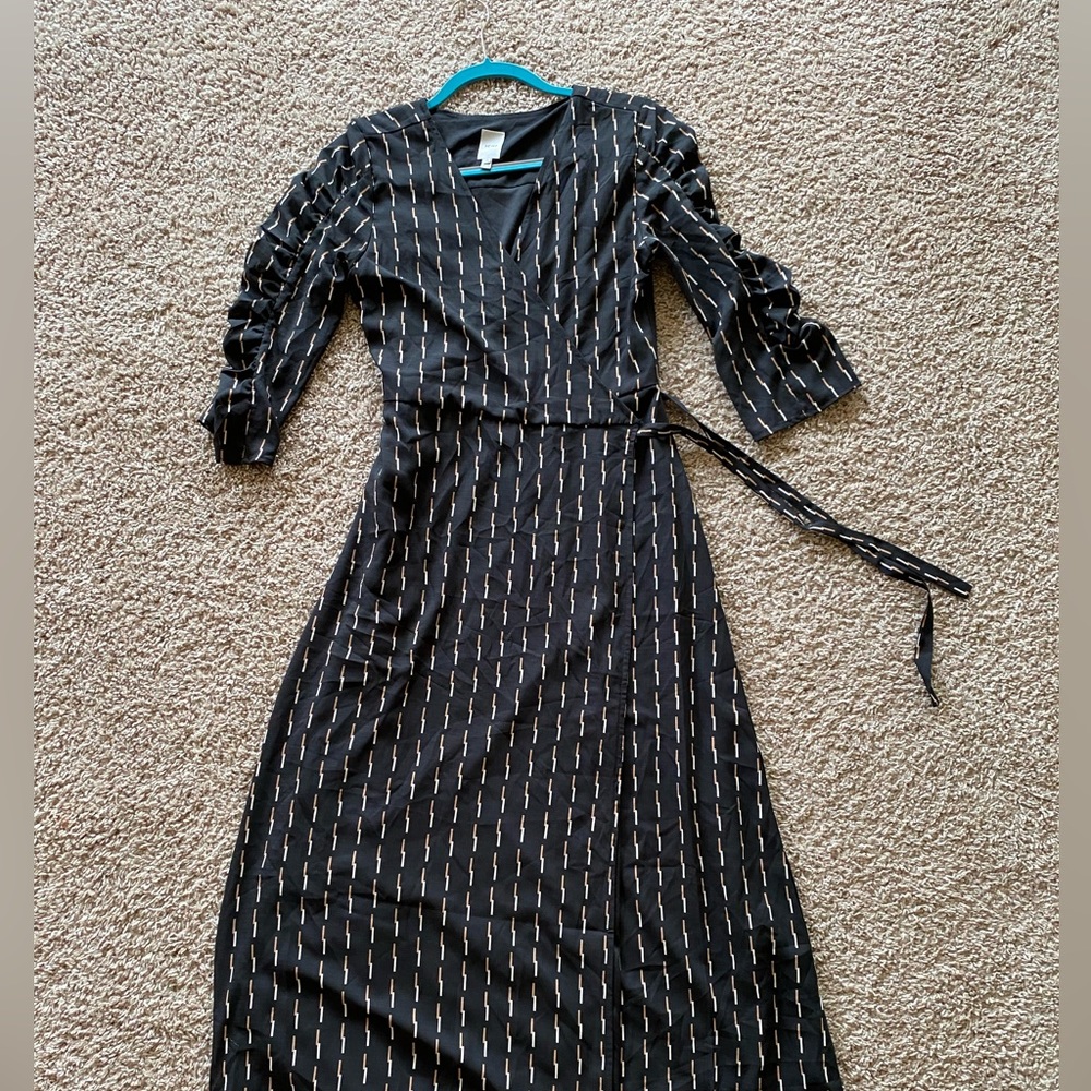 MIDI wrap dress